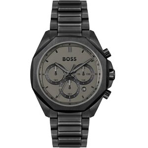 BOSS by Hugo Boss Black Steel Grey Dial Chronograph Men's Watch - 1514016