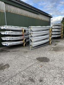 Beach Trailer: LASER/ILCA GALVANISED STACKING TROLLEY WITH WHEELS (IL03)