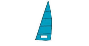 HOBIE SAIL H16 JIB TURQUOISE (20992071)