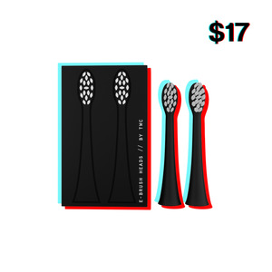 FREE GIFT | E-Brush Heads (White, Black, Grey, Platinum)