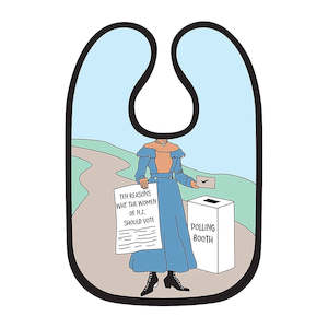 Suffragette Baby Bib