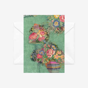Vintage Roses - Greeting Card