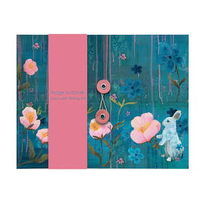 Dreamland Rabbit Writing Set & Stickers