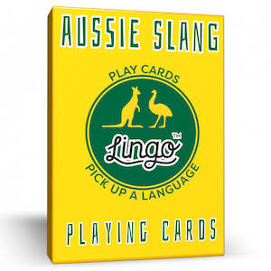 Aussie Slang Lingo Playing Cards