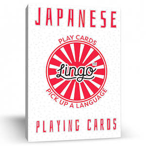 Live Laugh Learn: Japanese Lingo Playing Cards