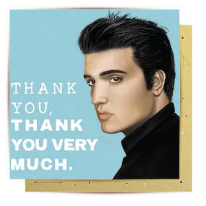 Greeting Cards: Thank You Elvis - Greeting Card