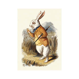 The White Rabbit - Greeting Card