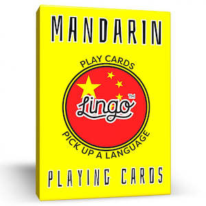 Fun Games: Mandarin Lingo Playing Cards