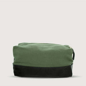 Toiletry Bag - Olive Canvas