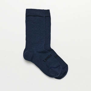 So Many Socks Merino: Midnight Men's Merino Soft Cuff Crew Socks