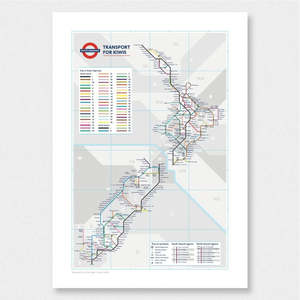 Art: Down Underground NZ Print