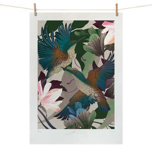 Evolution Kingfishers Boutique Print A4
