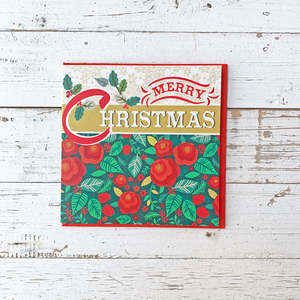 Books Stationery All: Merry Christmas Red - Greeting Card
