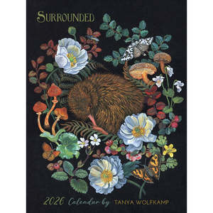 Stationery: Wolfkamp & Stone 'Surrounded' Wall Calendar 2026