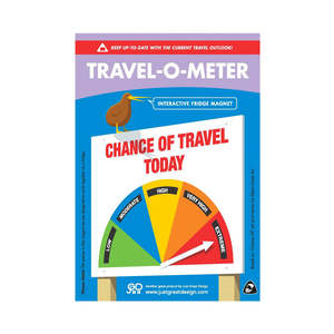 Live Laugh Learn: Travel-O-Meter Fridge Magnet