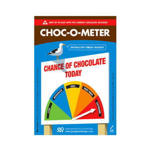 Choc-O-Meter Fridge Magnet