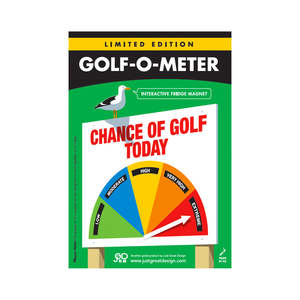Live Laugh Learn: Golf-O-Meter Fridge Magnet