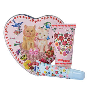 Nathalie Lete Hand & Lip Heart Shaped Tin