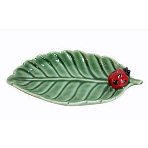 Ladybird on Leaf Dish
