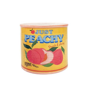 Just Peachy Can Planter 12cm