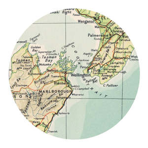 Around The House: Restickable Wellington Map Circle