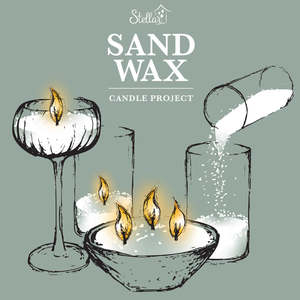 Live Laugh Learn: Sand Wax Candle Project