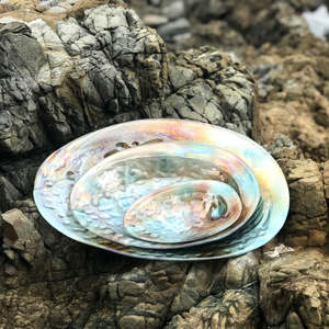 House Home: Glass Paua Bowl