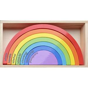 Aotearoa: Te Reo Rainbow Blocks