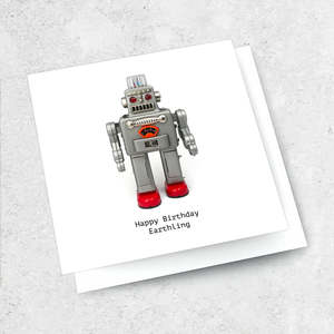 Happy Birthday Earthling - Greeting Card