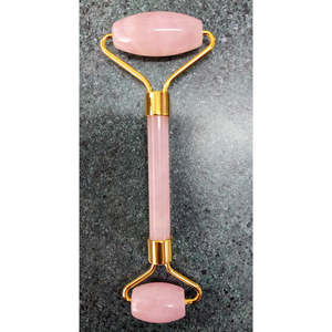 Health And Wellbeing: Facial Massage Roller, Rose Quartz