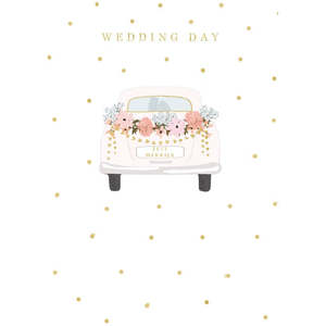 Wedding Car - Greeting Card