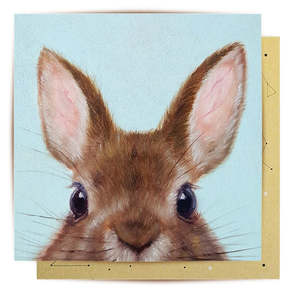 Little Bunny Ears - Greeting Card