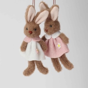 House Home: Easter Bunny Peter Pan Collar Hanging Decoration