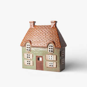 Cotswold Tea Light Cottage - Seagreen