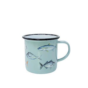 NZ Fishing Club Enamel Mug