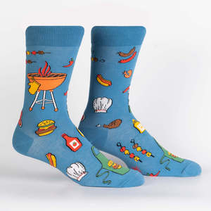 Grillin It Men's Crew Socks
