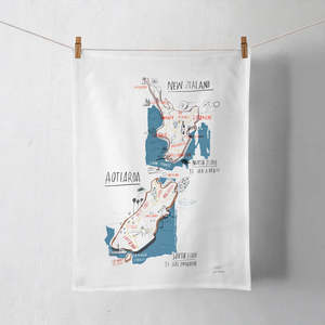 Aotearoa: Aotearoa Tea Towel