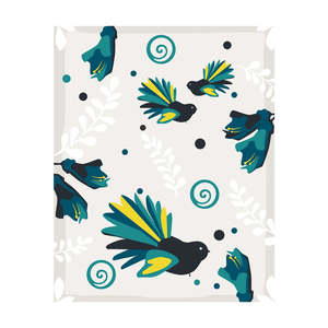 Fantails & Kōwhai Lens & Screen Cloth
