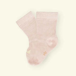 Mosey - Organic Cotton Baby Socks, Blush