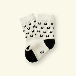 Mosey - Merino Baby Socks, Pixel