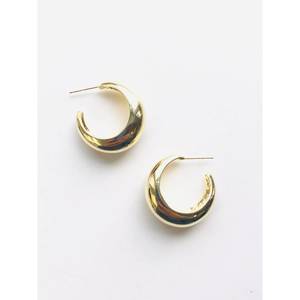 Jewellery: Fat Moon Hoop Earrings