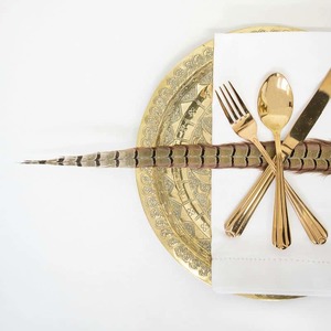 Rose Gold Dessert Spoon