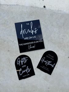 Wedding signs