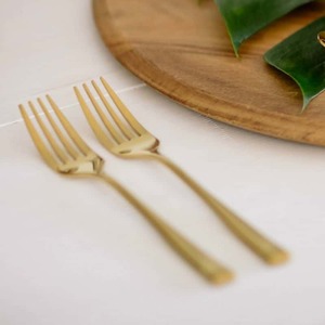 Premium Gold Cake Fork