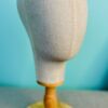 NEW Luxury Head Shaped Wig /Topper stand with Wood Base