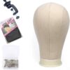 Products: Canvas Head (For Styling your Wig or Topper) 21″ Comes with table clamp for styling