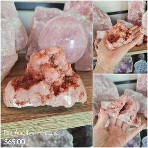 Pink Amethyst Formation
