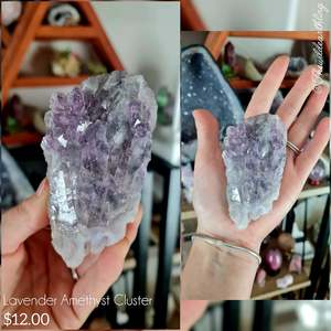 Lavender Amethyst Cluster