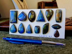 Labradorite Cabochon Card #11