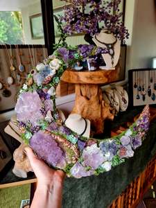 Tiny Little Houses Awaiting Adoption: Giant Amethyst Moon